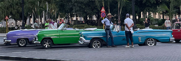 Beautiful old Cuban cars